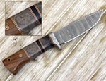 Shokunin USA Salad Cutter - Ullu Knife, 6.0" Custom, Damascus Steel