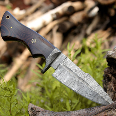Shokunin USA Starlight Damascus Hunting Knife - 10" Blade